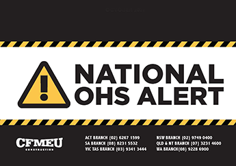 National OHS Alert: Stay Safe While Managing Traffic